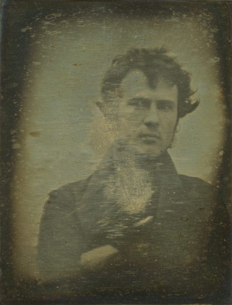 First known selfie taken by Robert Cornelius in 1839