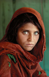 Steve McCurry, “Afghan Girl”, National Geographic, Vol 167 N°6, June 1985