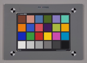 The COLORCHECKER chart used in Analyzer for color evaluation in the DXOMARK image quality evaluation protocol for smartphone cameras